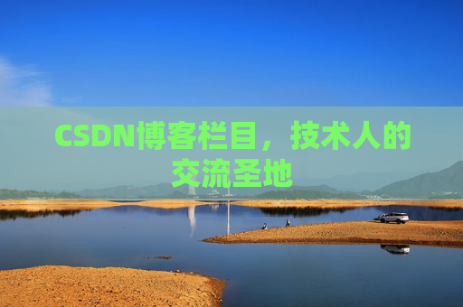 CSDN博客栏目，技术人的交流圣地